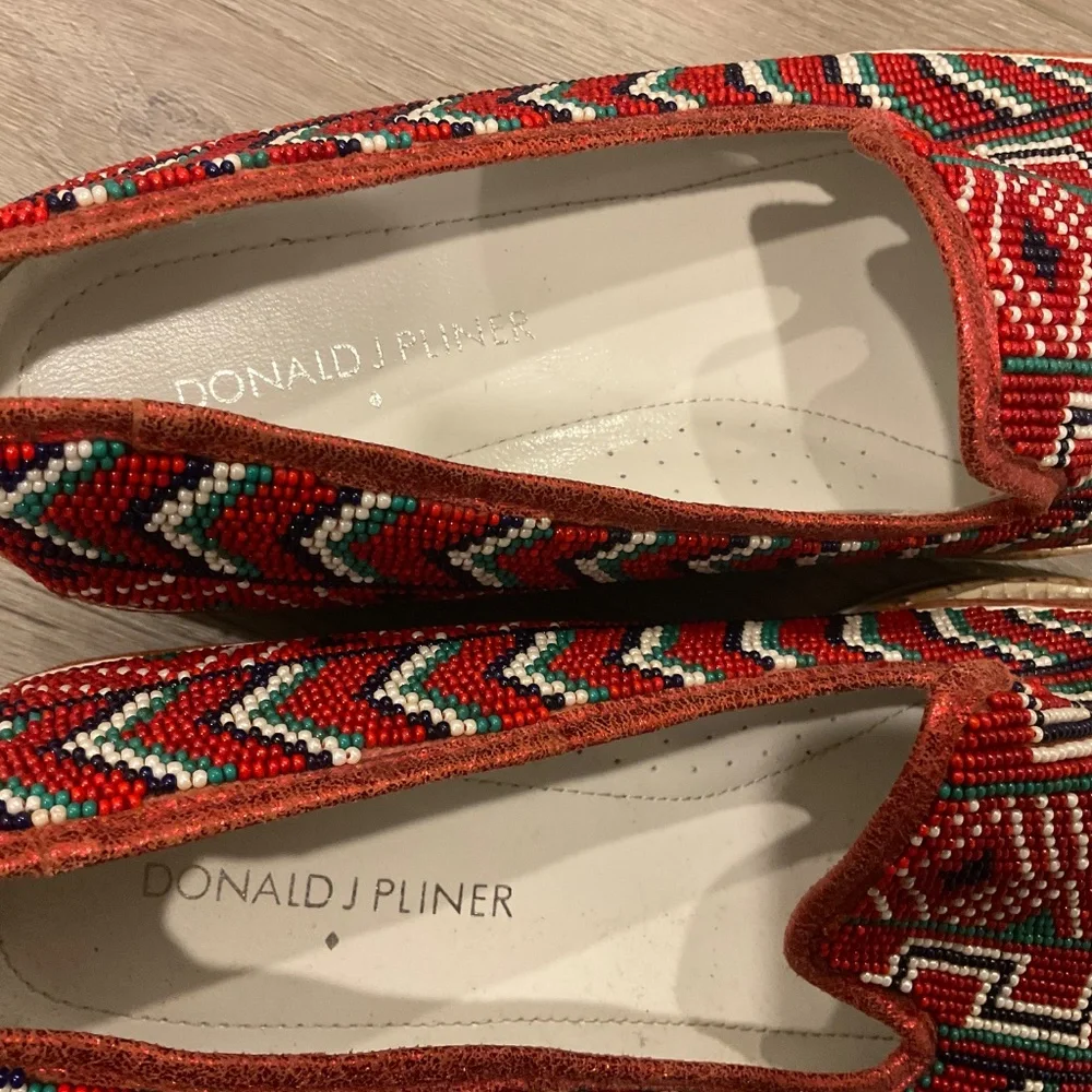 Donald J. Pliner Multicolor Patterned Loafers - Picture 5 of 10